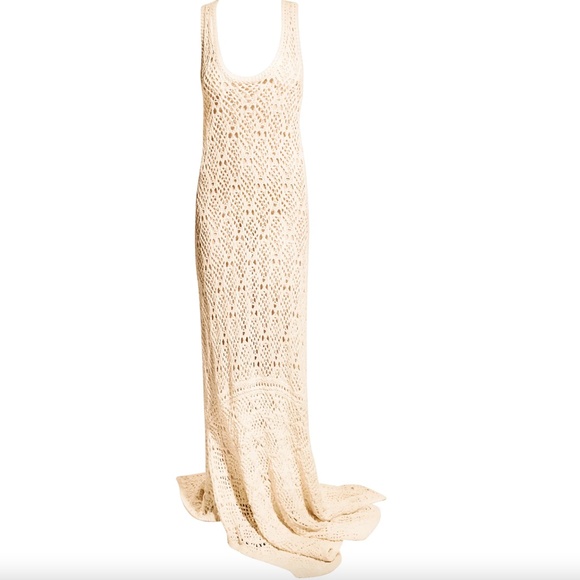 NWT $450 A.L.C. Nicky Crochet Maxi Dress in Ivory - sizes XS and Small! - Picture 4 of 10